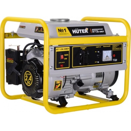 Бензиновый генератор Huter Grey HT 1.0А (64/1/149) Бензиновый генератор Huter Grey HT 1.0А (64/1/149)