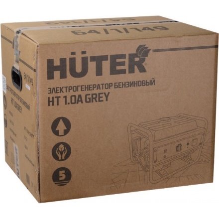 Бензиновый генератор Huter Grey HT 1.0А (64/1/149) Бензиновый генератор Huter Grey HT 1.0А (64/1/149)