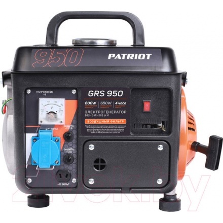 Бензиновый генератор PATRIOT GRS 950