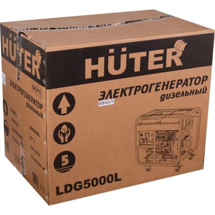 Дизельный генератор Huter LDG 5000L (64/2/11) Дизельный генератор Huter LDG 5000L (64/2/11)