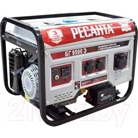 Бензиновый генератор Ресанта БГ 9500 Э (64/1/49)