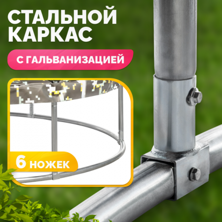 Батут Sundays Favorite Premium 10FT (квадраты, с сеткой, с лестницей) Батут Sundays Favorite Premium 10FT (квадраты, с сеткой, с лестницей)