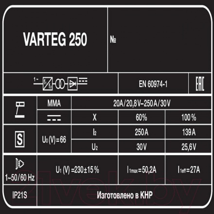 Сварочный аппарат FoxWeld Varteg 250 / 5266 Сварочный аппарат FoxWeld Varteg 250 / 5266