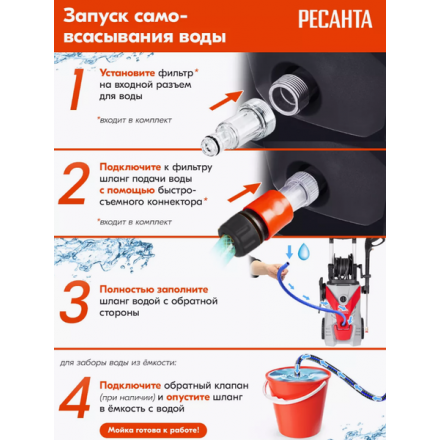 Мойка высокого давления Ресанта МР-220ПРОФ (70/8/24) Мойка высокого давления Ресанта МР-220ПРОФ (70/8/24)