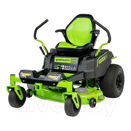 Райдер аккумуляторный Greenworks Zero Turn CrossoverT GC82ZT107 82V / 7404107 (без АКБ и ЗУ)