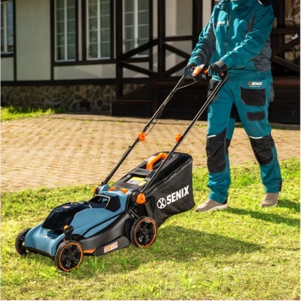 Газонокосилка аккумуляторная Senix 2X2 40В / LPPX2-M1-EU Газонокосилка аккумуляторная Senix 2X2 40В / LPPX2-M1-EU