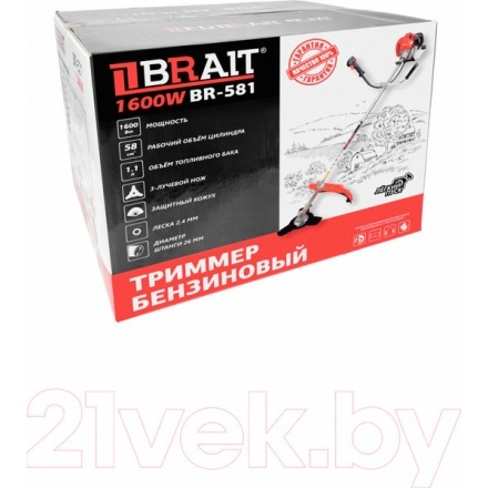 Триммер бензиновый Brait DM-581 Триммер бензиновый Brait DM-581
