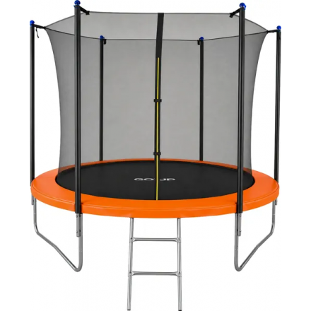 Батут GoUP Elite 8FT (с сеткой и лестницей, оранжевый) Батут GoUP Elite 8FT (с сеткой и лестницей, оранжевый)