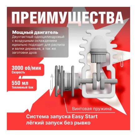 Бензопила ECO CSP-235 Бензопила ECO CSP-235