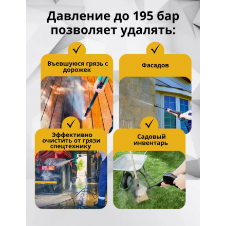 Мойка высокого давления Huter W195-ARV Pro (70/8/53) Мойка высокого давления Huter W195-ARV Pro (70/8/53)