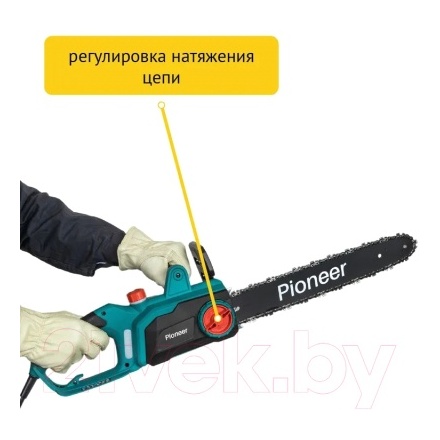 Электропила цепная Pioneer ECS-2200-16HS Электропила цепная Pioneer ECS-2200-16HS