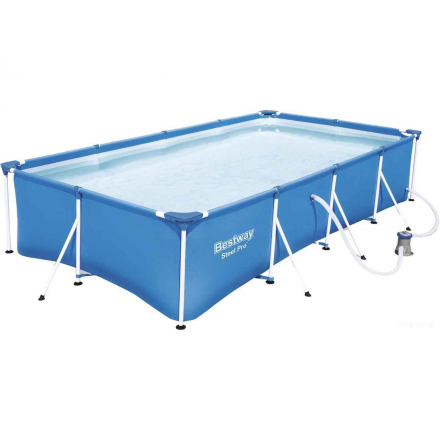 Каркасный бассейн Bestway Steel Pro 56424 (400x211x81) Каркасный бассейн Bestway Steel Pro 56424 (400x211x81)