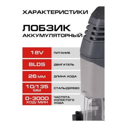 Электролобзик Ставр SJS 18BL-135V Электролобзик Ставр SJS 18BL-135V