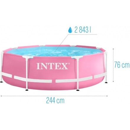Бассейн каркасный Intex Metal Frame 28290 (244x76) Бассейн каркасный Intex Metal Frame 28290 (244x76)
