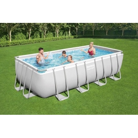 Каркасный бассейн Bestway Power Steel 56670 (488x244x122см) Каркасный бассейн Bestway Power Steel 56670 (488x244x122см)