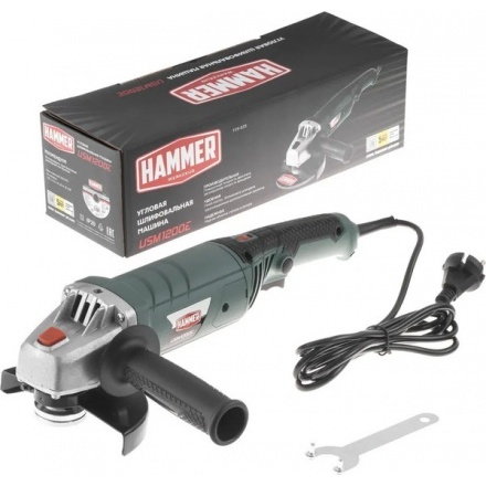 Угловая шлифовальная машина Hammer Flex USM1200E Угловая шлифовальная машина Hammer Flex USM1200E