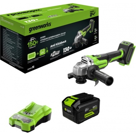 Угловая шлифовальная машина Greenworks AG590 / 3201007CUH