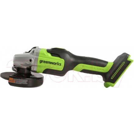 Угловая шлифовальная машина Greenworks GD24AG бесщеточная 24V / 3200207 (без АКБ и ЗУ) Угловая шлифовальная машина Greenworks GD24AG бесщеточная 24V / 3200207 (без АКБ и ЗУ)