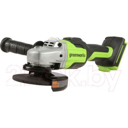 Угловая шлифовальная машина Greenworks GD24AG бесщеточная 24V / 3200207 (без АКБ и ЗУ) Угловая шлифовальная машина Greenworks GD24AG бесщеточная 24V / 3200207 (без АКБ и ЗУ)