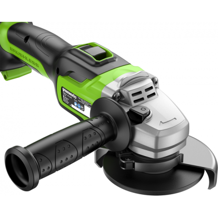 Угловая шлифовальная машина Greenworks GD24AG бесщеточная 24V / 3200207CUG (с АКБ 5Ач и ЗУ) Угловая шлифовальная машина Greenworks GD24AG бесщеточная 24V / 3200207CUG (с АКБ 5Ач и ЗУ)