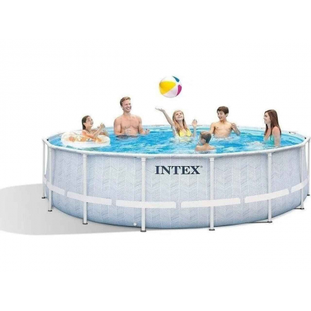 Бассейн Intex Prism Frame Chevron 26746 (488х122) Бассейн Intex Prism Frame Chevron 26746 (488х122)