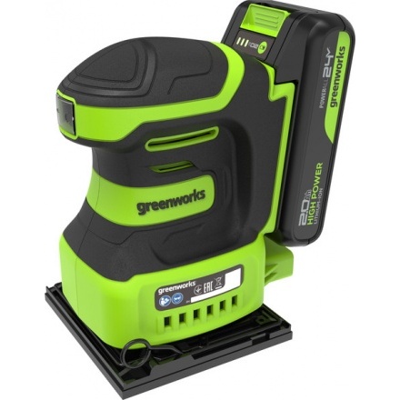 Вибрационная шлифовальная машина Greenworks G24SS14 / 3100507CUA
