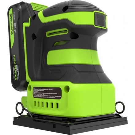 Вибрационная шлифовальная машина Greenworks G24SS14 / 3100507CUA Вибрационная шлифовальная машина Greenworks G24SS14 / 3100507CUA