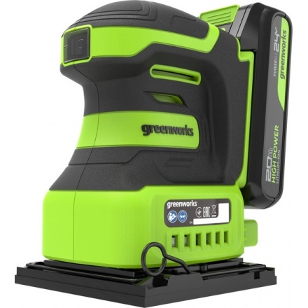Вибрационная шлифовальная машина Greenworks G24SS14 / 3100507CUA Вибрационная шлифовальная машина Greenworks G24SS14 / 3100507CUA