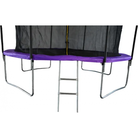 Батут GoUP Elite-D374/12FT (с сеткой и лестницей, фиолетовый) Батут GoUP Elite-D374/12FT (с сеткой и лестницей, фиолетовый)
