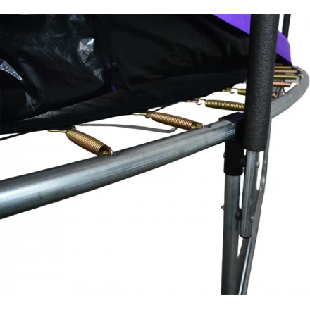 Батут GoUP Elite-D374/12FT (с сеткой и лестницей, фиолетовый) Батут GoUP Elite-D374/12FT (с сеткой и лестницей, фиолетовый)