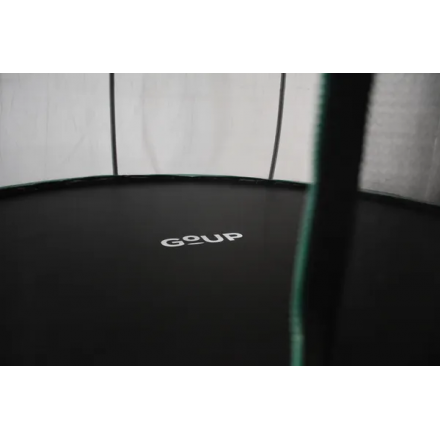 Батут GoUP Luxury-D374/12FT (с сеткой и лестницей, темно-зеленый) Батут GoUP Luxury-D374/12FT (с сеткой и лестницей, темно-зеленый)