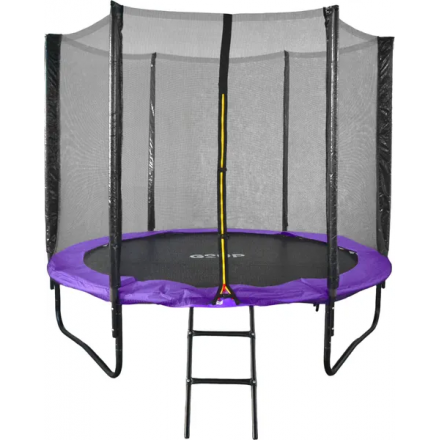 Батут GoUP Prestige-D252/8FT (с сеткой и лестницей, фиолетовый) Батут GoUP Prestige-D252/8FT (с сеткой и лестницей, фиолетовый)