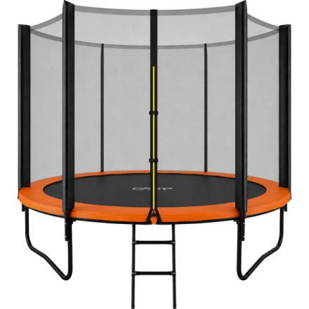 Батут GoUP Prestige-D312/10FT (с сеткой и лестницей, оранжевый) Батут GoUP Prestige-D312/10FT (с сеткой и лестницей, оранжевый)