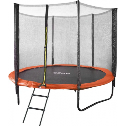 Батут GoUP Prestige-D312/10FT (с сеткой и лестницей, оранжевый) Батут GoUP Prestige-D312/10FT (с сеткой и лестницей, оранжевый)