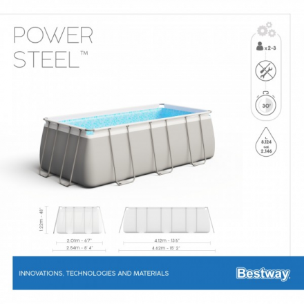Бассейн каркасный Bestway Steel Pro Max 56457 (412x201x122) Бассейн каркасный Bestway Steel Pro Max 56457 (412x201x122)