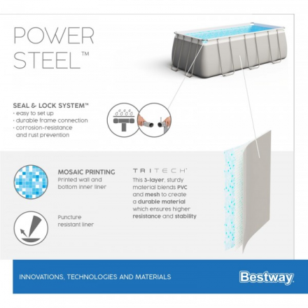 Бассейн каркасный Bestway Steel Pro Max 56457 (412x201x122) Бассейн каркасный Bestway Steel Pro Max 56457 (412x201x122)