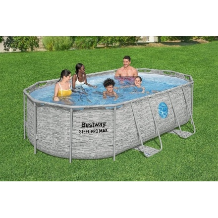 Бассейн каркасный Bestway Power Steel Swim Vista 427х250х100 см Бассейн каркасный Bestway Power Steel Swim Vista 427х250х100 см