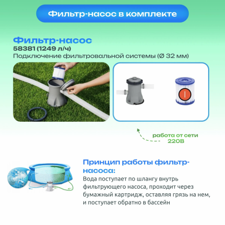Каркасный бассейн Bestway Power Steel 56629 (282x196x84) Каркасный бассейн Bestway Power Steel 56629 (282x196x84)