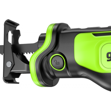 Сабельная пила Greenworks GPT-BLRS-1 бесщеточная 24V / 1200607CUA (с АКБ 2Ач и ЗУ) Сабельная пила Greenworks GPT-BLRS-1 бесщеточная 24V / 1200607CUA (с АКБ 2Ач и ЗУ)