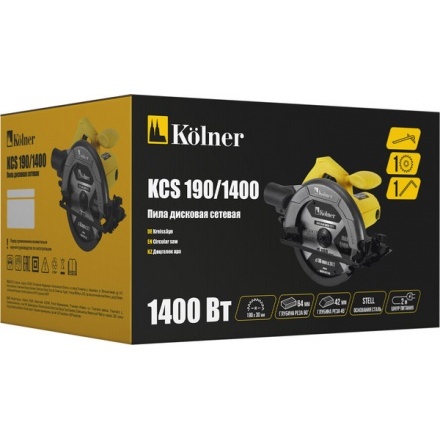 Дисковая пила Kolner KCS 190/1400 Дисковая пила Kolner KCS 190/1400