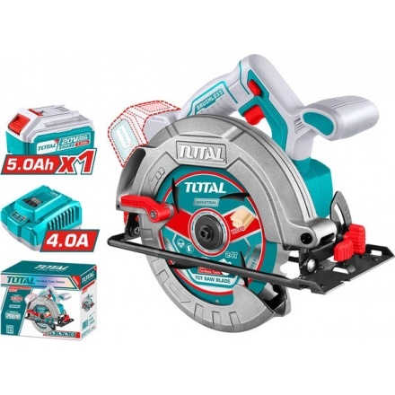 Дисковая пила TOTAL Industrial Li-Ion 20V диск 185мм / TSLI18513 Дисковая пила TOTAL Industrial Li-Ion 20V диск 185мм / TSLI18513