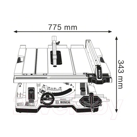 Дисковая пила Bosch GTS 10 XC (0.601.B30.400) Дисковая пила Bosch GTS 10 XC (0.601.B30.400)