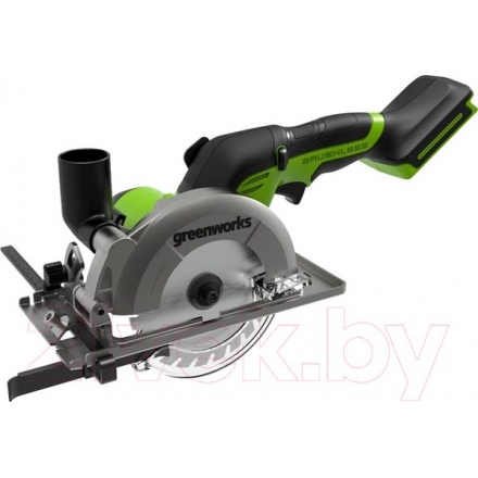 Дисковая пила Greenworks G24MCS бесщеточная 24V / 1501207 (без АКБ и ЗУ) Дисковая пила Greenworks G24MCS бесщеточная 24V / 1501207 (без АКБ и ЗУ)
