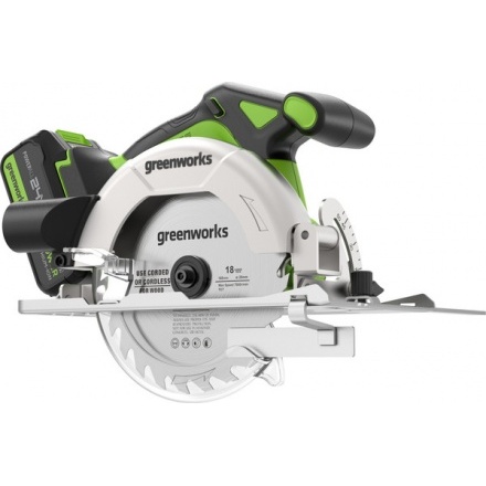 Дисковая пила Greenworks GD24CS165 / 1501607CUG Дисковая пила Greenworks GD24CS165 / 1501607CUG