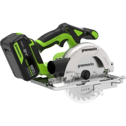 Дисковая пила Greenworks GD24CS165 / 1501607CUG Дисковая пила Greenworks GD24CS165 / 1501607CUG