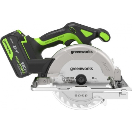 Дисковая пила Greenworks GD24CS165 / 1501607CUG Дисковая пила Greenworks GD24CS165 / 1501607CUG