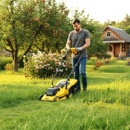 Газонокосилка аккумуляторная Kolner KLM 18BL-330-1 18V UNI-M Standard Газонокосилка аккумуляторная Kolner KLM 18BL-330-1 18V UNI-M Standard