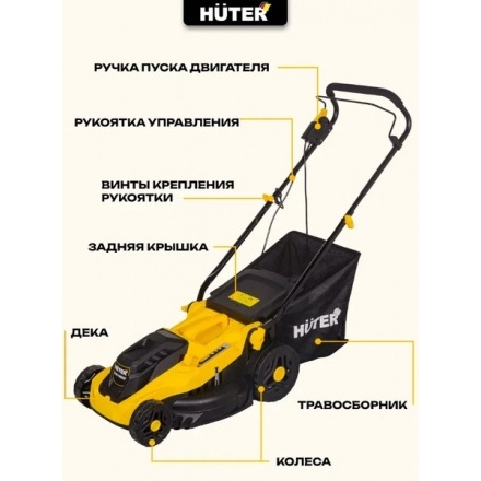 Газонокосилка электрическая Huter ELM-1800 (70/4/5) Газонокосилка электрическая Huter ELM-1800 (70/4/5)
