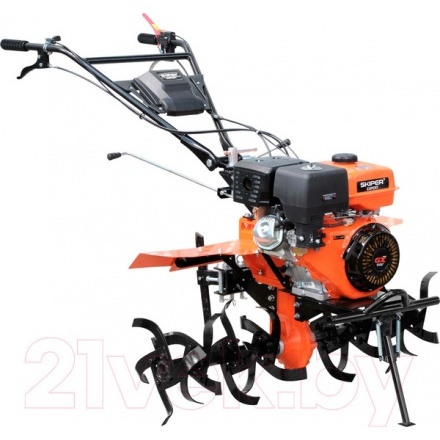 Мотоблок бензиновый Skiper SP-1800SE EXPERT + колеса 7.00-12 (комплект)