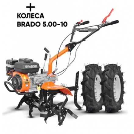 Мотокультиватор бензиновый Skiper SP-800 + колеса 5.00-10 (комплект) Мотокультиватор бензиновый Skiper SP-800 + колеса 5.00-10 (комплект)